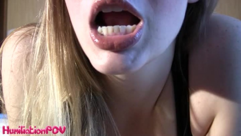 Humiliation POV - Sara Liz - Kiss Me Taste His Cock